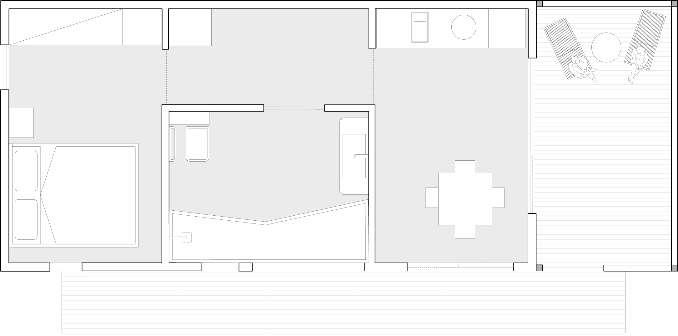 Planimetria Bungalow Limo